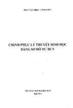 Chinh phục lý thuyết sinh học bằng sơ đồ tư duy