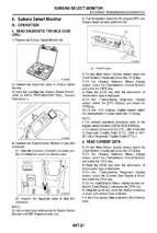 Subaru select monitor   ssmii transmission diagnostics