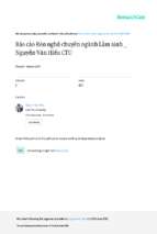 BÁO CÁO RÈN NGHỀ CHUYÊN NGHÀNH LÂM SINH