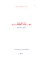SÁCH BỎ TÚI DÀNH CHO NHÂN VIÊN XÃ HỘI