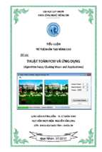 Thuat toan fcm va ung dung 