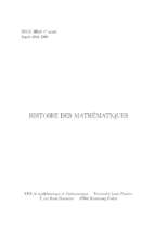 Histoire des mathematiques