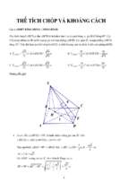 Tuyển tập 189 bài tập hình học không gian về hình chóp và khoảng cách (đáp án chi tiết)