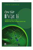 ôn tập môn vật lý chuẩn bị cho kỳ thi thpt quốc gia   vũ thanh khiết, nguyễn trọng sửu
