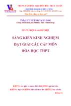 Skkn sd pp trực quan vào giảng dạy phần hidrocacbon lớp 11