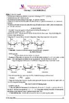 Tóm tắt lý thuyết và bài tập chọn lọc cacbohydrat