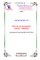 Dẫn xuất halogen ancol phenol