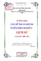 đề và đáp án thi đại học cd_su_2008 2013