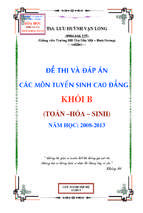 đề và đáp án thi đại học _khoi_b_2008 2013