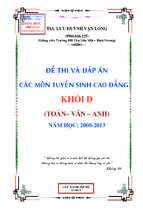 đề và đáp án thi đại học_khoi_d_2008 2013