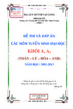 đề và đáp án thi đại học_khoi_a_2002 2013