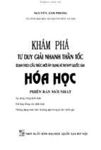 Khám phá tư duy giải nhanh thần tốc môn hóa học   nguyễn anh phong