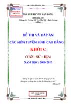 đề và đáp án thi đại học_khoi_c_2008 2013