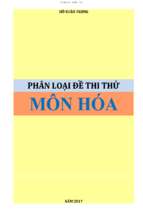 Phân loại đề thi thử thpt quốc gia 2017 môn hóa học   hồ xuân trọng