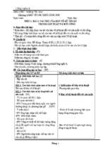 Giáo án công nghệ 8