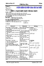 Giáo án đại số  8. hki