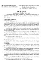 Kế hoạch tổ thể dục