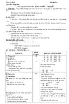Giáo án thể dục 6 tuần 15