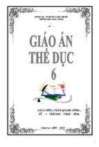 Giáo án thể dục lớp 6