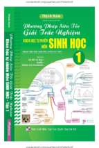 Pp siêu tốc giải nhanh trắc nghiệm khtn môn sinh học, tập 1.1, thầy thịnh nam