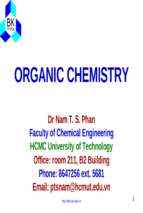Hóa hữu cơ organic chemistry dr nam t s phan