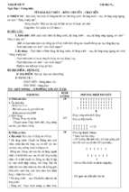 Giáo án thể dục 6 tuần 20
