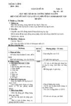 Giáo án thể dục lớp 8 học kì 1