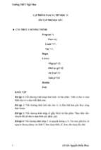 ôn tập học kì 1 môn tin học 11