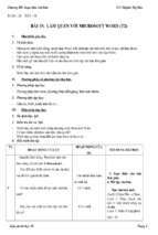 Tiet 41   bai 15  lam quen voi microsoft word (t2)