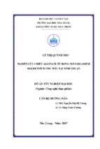 Nghiên cứu chiết alginate từ rong mơ sagassum oligocystum thu mẫu tại ninh thuận