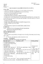 Giáo án sinh học lớp 7