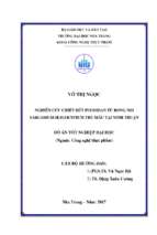 Nghiên cứu chiết rút fucoidan từ rong mơ sargassum olygocystum thu mẫu tại ninh thuận