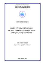 Nghiên cứu thay thế một phần sợi thủy tinh bằng sợi xơ dừa trong chế tạo vật liệu composite