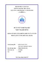 Khảo sát khả năng kháng khuẩn của vi nấm phân lập từ vùng biển nha trang