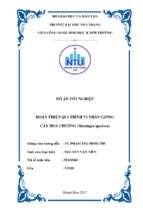 Hoàn thiện quy trình vi nhân giống cây hoa chuông (sinningia speciosa)