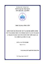 Kiểm toán chi phí được trừ và chi phí không được trừ của khoản mục chi phí bán hàng và chi phí quản lý doanh nghiệp khi tính thuế tndn trên báo cáo tài chính tại công ty a&c