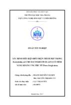 Xác định điều kiện biểu hiện thích hợp trong escherichia coli cho bacteriocin dlazu6 có tiềm năng kháng ung thư từ dorea longicatena