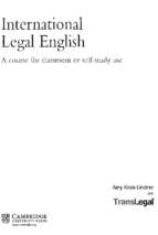 International legal english