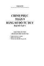 Chinh phục toán 9 bằng sơ đồ tư duy   phạm nguyên (đại số   tập 1)