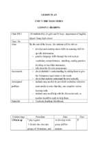 Lesson plan  e10  unit 7  lesson 1