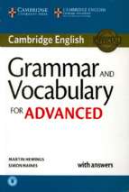 Grammar and vocabulary for advanced 2015 01
