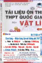 Tài liệu ôn thi thpt quốc gia môn vật lí phần 1