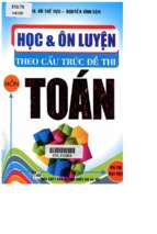 Học và ôn luyện theo cấu trúc đề thi môn toán phần 1