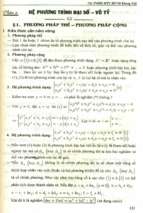 Cẩm nang ôn luyện thi đại học phương trình, bất phương trình, hệ phương trình đại số   vô tỷ phần 2