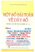 Một số bài toán về dãy số trong các đề thi olympic 30 4 phần 1