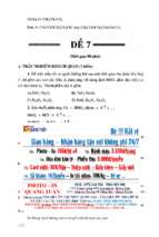 Luyện tập thi trắc nghiệm hóa học phần 2