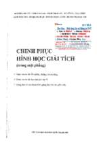 Chinh phục hình học giải tích trong mặt phẳng