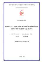 Nghiên cứu mạng cảm biến không dây và ứng dụng thu thập dữ liệu từ xa (tt)