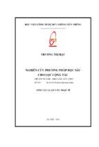 Nghiên cứu phương pháp học sâu cho lọc cộng tác (tt)