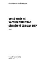 Cơ sở thiết kế và ví dụ tính toán cầu dầm và cầu dàn thép (link down load full ở cuối file)